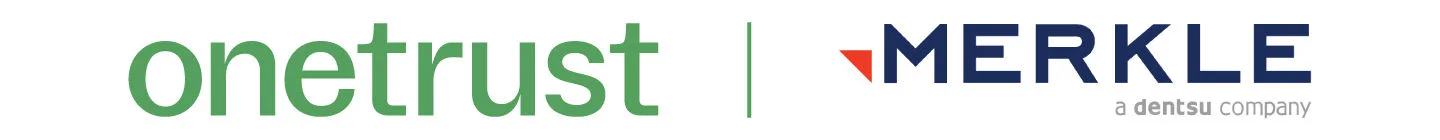 Banner featuring the OneTrust and Merkle logos